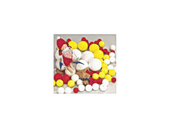 Papperskulor 60mm vit 10/fp - Primmeshiper