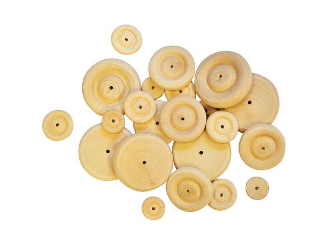 Trähjul 34 mm 50/fp - Primmeshiper