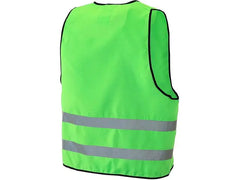 Reflexväst med dragkedja Barn-S grön - Primmeshiper