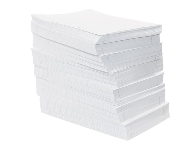 Lösblad A4 rutat 5x5mm hålat 3000/fp - Primmeshiper