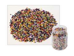Glaspärlor 500g blandade färger - Primmeshiper