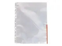 Plastficka signal A4 0,11mm röd 100/fp - Primmeshiper