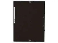 Gummibandsmapp kartong 3-kl A4 svart - Primmeshiper