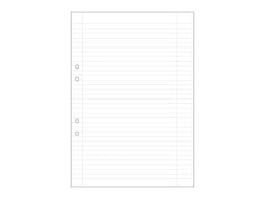Lösblad A4 linjerat 8, 5mm hålat 500/fp - Primmeshiper