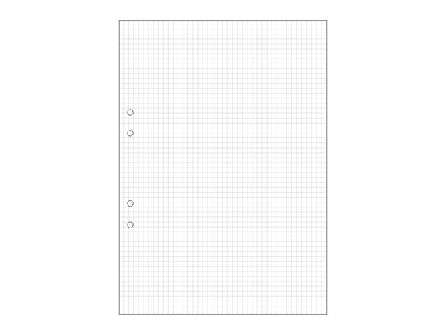 Lösblad A4 rutat 5x5mm hålat 500/fp - Primmeshiper