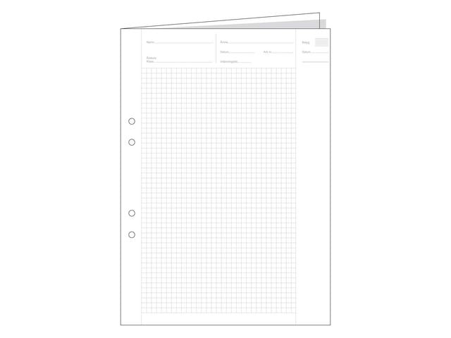 Provskrivp. A3 rutat 5x5 mm vikt 250/fp - Primmeshiper
