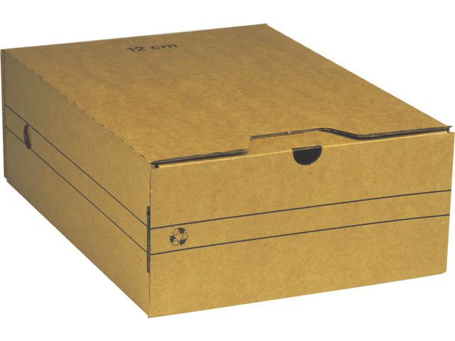 Arkivkartong A4 120mm brun - Primmeshiper