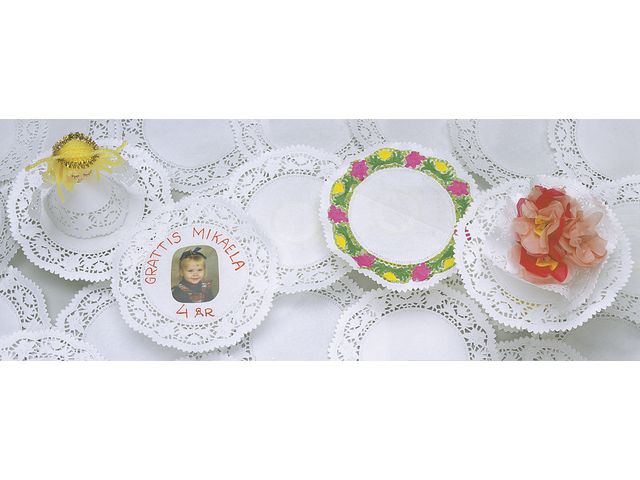 Spetspapper 14cm i diameter 250/fp - Primmeshiper