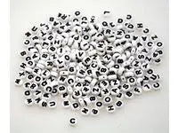 Bokstavspärlor Ø7,5 mm 500/fp - Primmeshiper