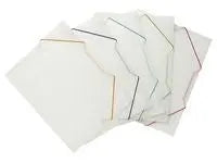 Gummibandsmapp 3-klaff A4 PP sorterade - Primmeshiper