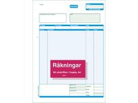 Blankett faktura A4 2x50 blad - Primmeshiper