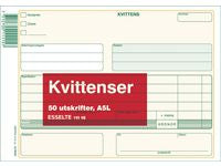 Blankett kvittens A5L 50 blad - Primmeshiper