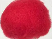 Kardad ull 250g röd - Primmeshiper