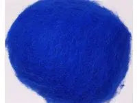 Kardad ull 250g blå - Primmeshiper