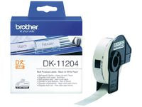 Etikett BROTHER DK11204 17x54mm 400/fp - Primmeshiper