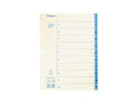 Pappregister JOPA A4 1-10 vit/blå - Primmeshiper