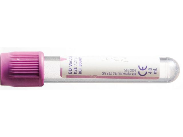 Hemogardrör Lila K2 EDTA 5/4ml 100/fp - Primmeshiper