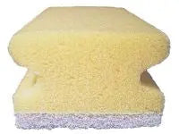 Rengöringssvamp med grepp 7,5x15cm vit - Primmeshiper