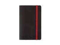 Ant.bok OXFORD Black n´Red A6 soft linj - Primmeshiper