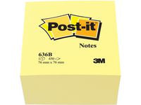 Notes POST-IT kub 2028 76x76 mm gul - Primmeshiper
