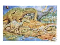 Golvpussel dinosaurier 60x40cm - Primmeshiper