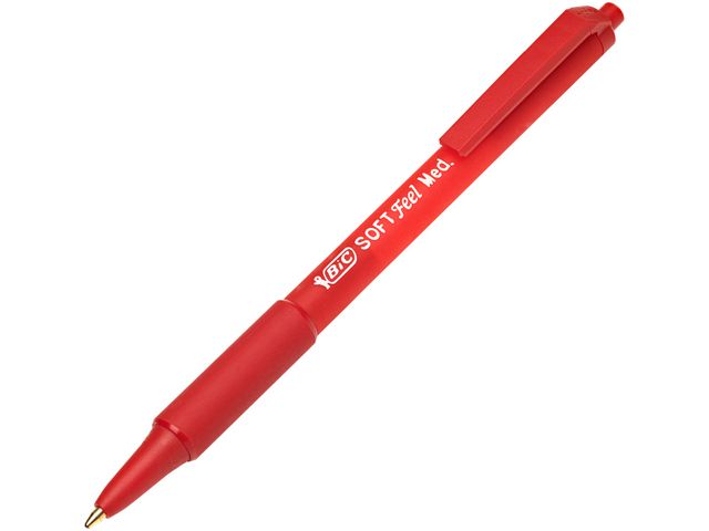 Kulpenna BIC Soft Feel Clic 1,0 röd - Primmeshiper