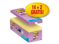 Notes POST-IT SS 76x76mm gul 16/fp - Primmeshiper