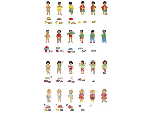 Pussel klä på sig 40x15cm - Primmeshiper