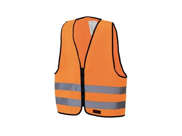 Reflexväst med dragkedja Barn-S Orange - Primmeshiper