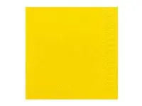 Servett DUNI 1-lags 33x33cm Gul 500/fp - Primmeshiper