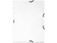 Gummibandsmapp EXACOMPTA 3-klaff A4 vit - Primmeshiper