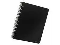 Kollegieblock BANTEX A4 70g 80blPP svart - Primmeshiper