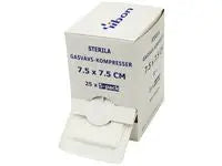 Kompress GV steril 5-p 7,5x7,5cm 125/fp - Primmeshiper
