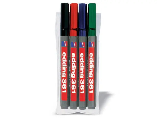 Whiteboardpenna EDDING 361 4 färger/fp - Primmeshiper