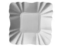 Demoskål PURE FSC 9x9x3cm vit 250/fp - Primmeshiper