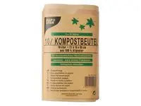 Kompostpåse PURE 10L brun 50/fp - Primmeshiper