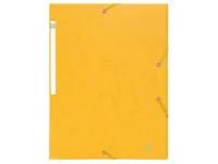 Gummibandsmapp 3-klaff A4 600g gul - Primmeshiper