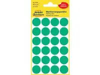 Färgkodningsprick AVERY Ø18mm grön 96/fp - Primmeshiper