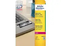 Etikett AVERY 45,7x21,2 silver 960/fp - Primmeshiper