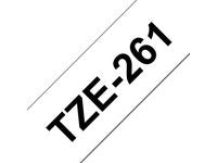 Tape BROTHER TZE261 36mm svart på vit - Primmeshiper