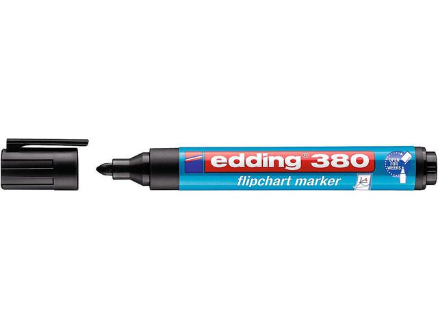 Blädderblockspenna EDDING 380 svart - Primmeshiper