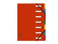 Sorteringsmapp EXACOMPTA 7-flik röd - Primmeshiper
