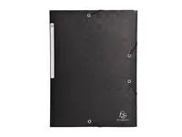 Gummibandsmapp 3-klaff A4 600g svart - Primmeshiper