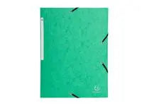 Gummibandsmapp 3-klaff A4 600g grön - Primmeshiper