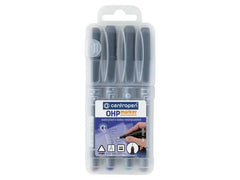 Märkpenna Ergo F perm sort.f. 4/fp - Primmeshiper