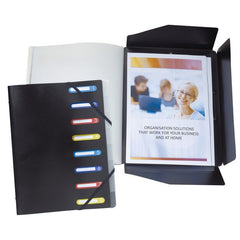 Sorteringsmapp EXACOMPTA PP 12-flik svar Primmeshiper