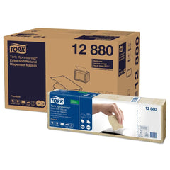 Servett TORK Pre N4 2-lag natur 1000/fp Primmeshiper