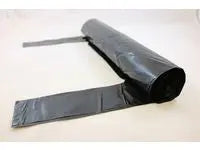 Plastsäck knyt LD 125L 40my svart 10/RL - Primmeshiper