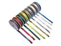 Satinband 10mmx30m gul - Primmeshiper