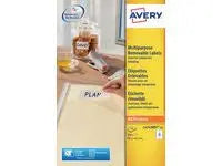 Etikett AVERY avtagbar 99,1x42,3 300/fp - Primmeshiper